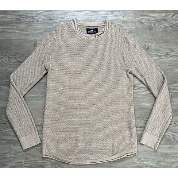 Hollister Long Sleeve Crewneck Knit Sweater Men’s Size M - Picture 1 of 7
